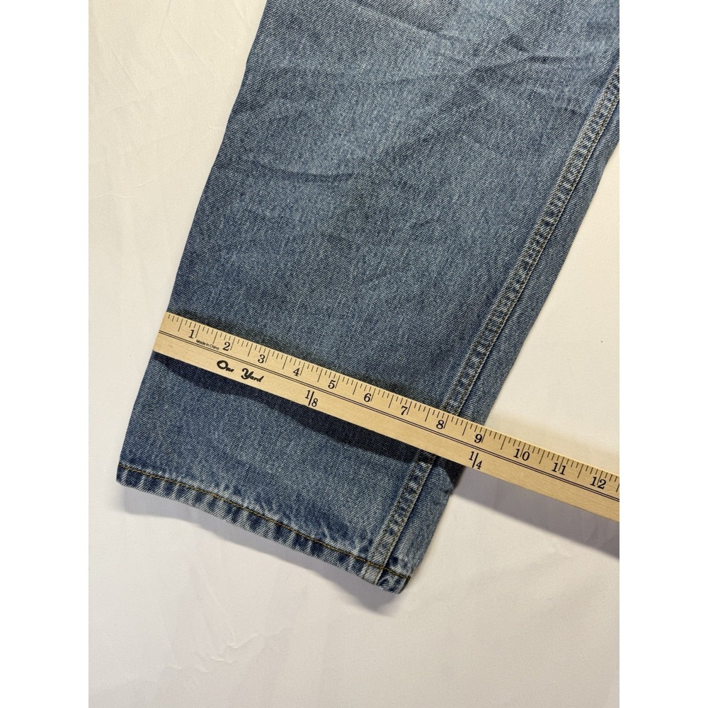 Vintage Levis 550 90s Jeans 36x30 USA Straight Leg Blue denim Y2K Grunge - Picture 10 of 16